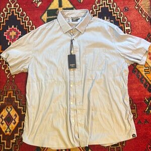 Faherty White Casual Button Down Shirt Relaxed Fit Cotton